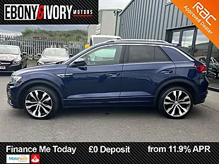 Used 2019 Volkswagen T-Roc R-Line Atlantic Blue - Interior and Exterior details 3