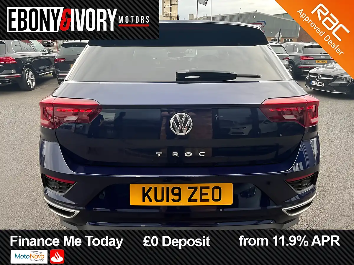Used 2019 Volkswagen T-Roc R-Line Atlantic Blue - Interior and Exterior details 5