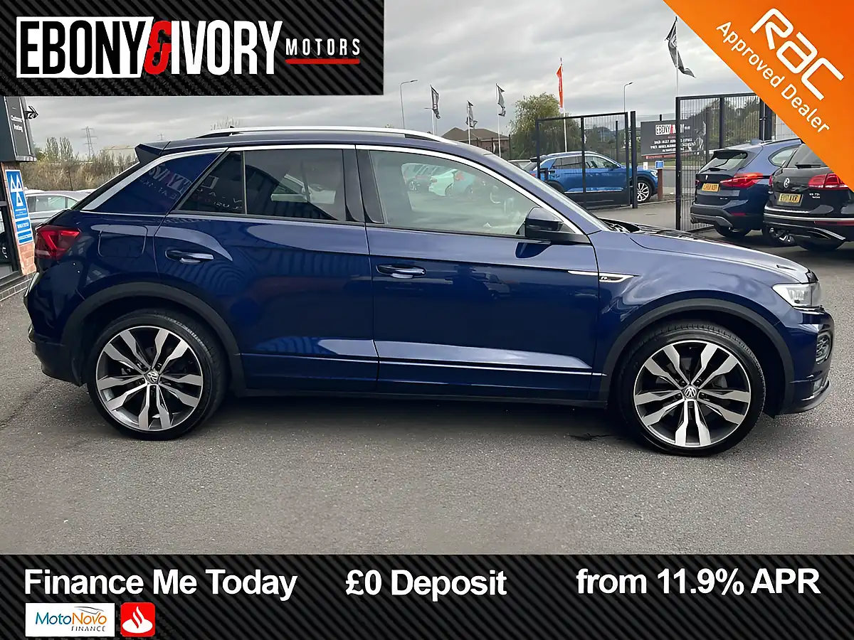 Used 2019 Volkswagen T-Roc R-Line Atlantic Blue - Interior and Exterior details 7