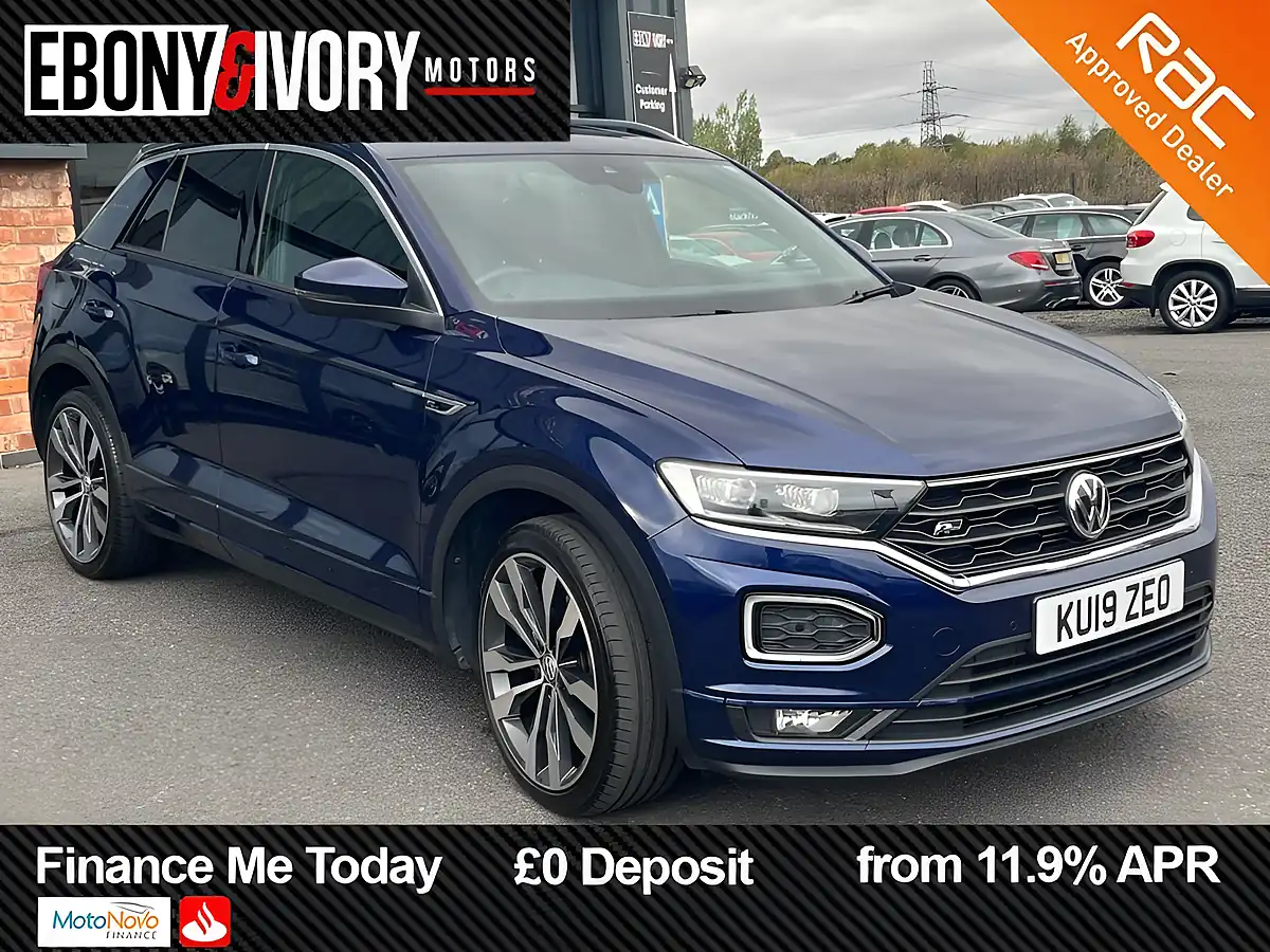 Used 2019 Volkswagen T-Roc R-Line Atlantic Blue - Interior and Exterior details 8