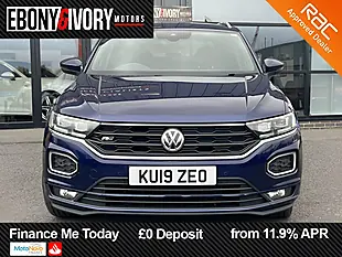 Used 2019 Volkswagen T-Roc R-Line Atlantic Blue - Interior and Exterior details 9