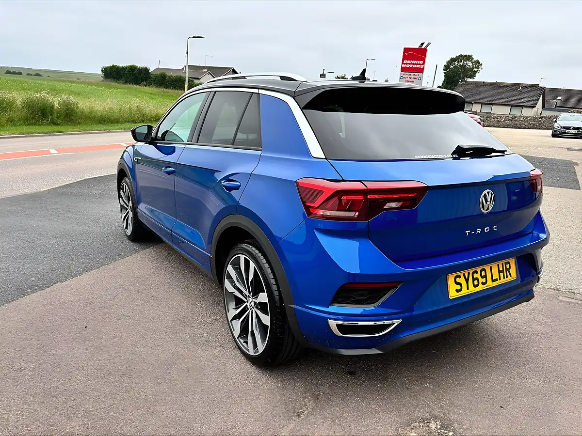 Used 2019 Volkswagen T-Roc R-Line Blue - Interior and Exterior details 6