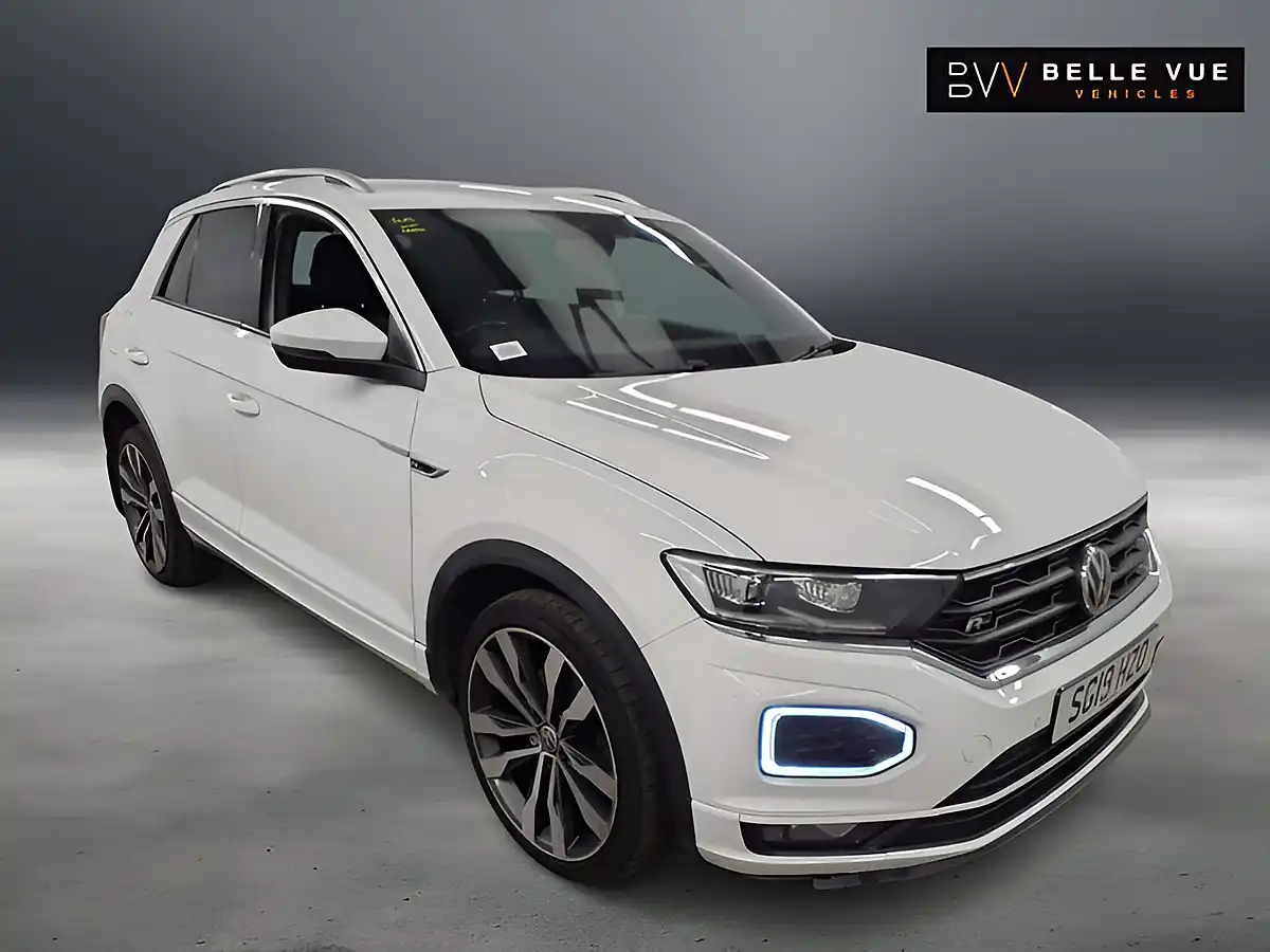 Used 2019 Volkswagen T-Roc R-Line Pure White - Front View