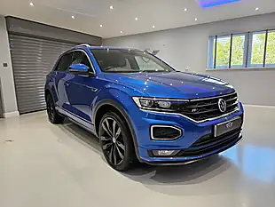 Used 2019 Volkswagen T-Roc R-Line Ravenna Blue - Interior and Exterior details 3
