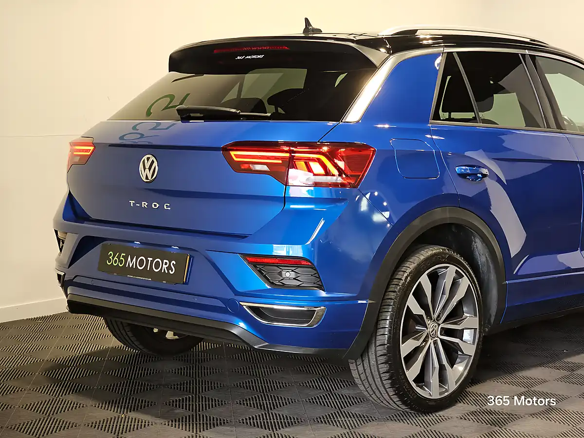 Used 2019 Volkswagen T-Roc R-Line Ravenna Blue With Black Roof - Interior and Exterior details 14