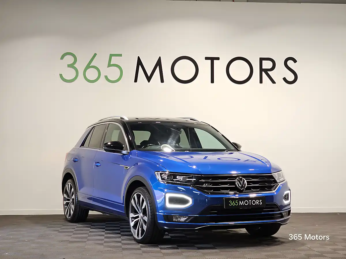 Used 2019 Volkswagen T-Roc R-Line Ravenna Blue With Black Roof - Interior and Exterior details 5