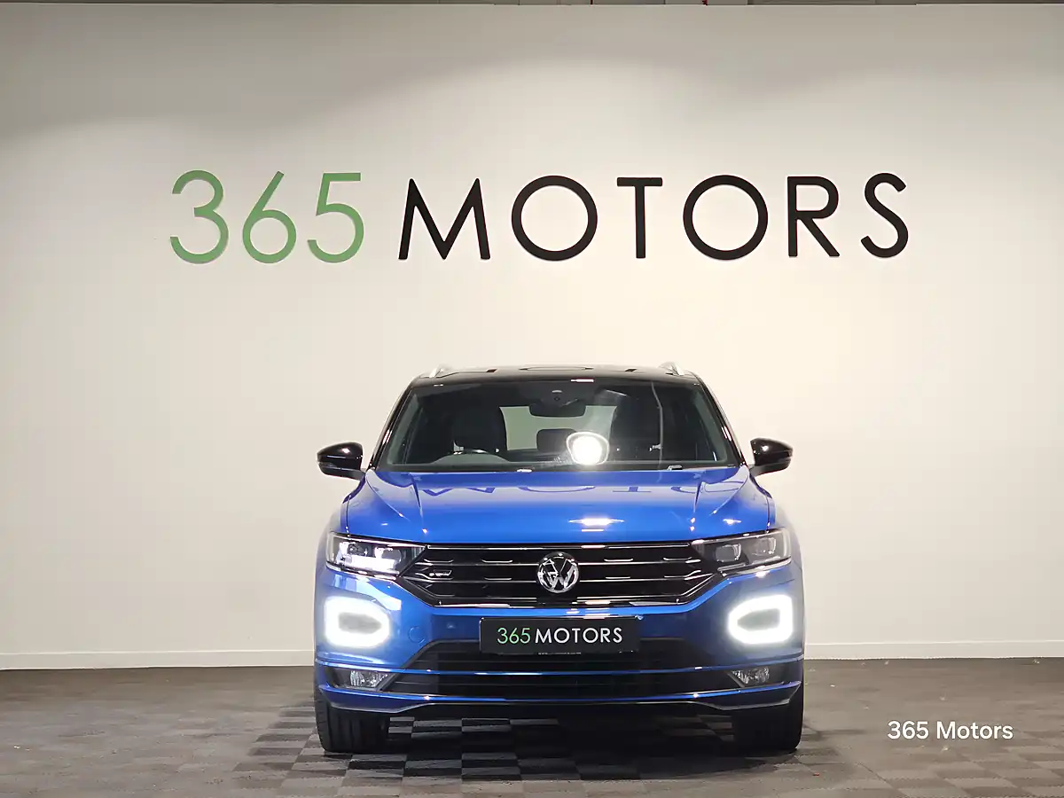 Used 2019 Volkswagen T-Roc R-Line Ravenna Blue With Black Roof - Interior and Exterior details 8