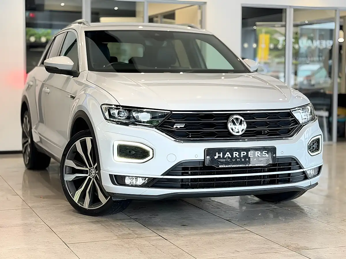 Used 2019 Volkswagen T-Roc R-Line Silver - Front View