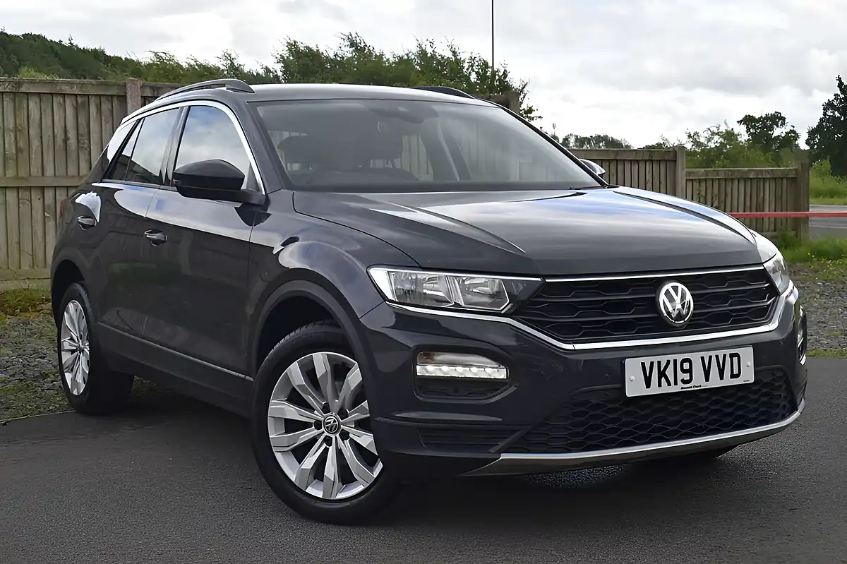 Used 2019 Volkswagen T-Roc Se Grey - Front View