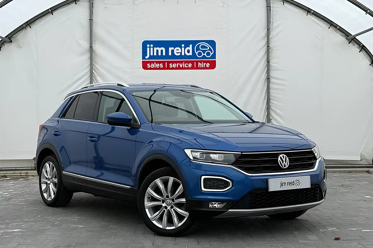 Used 2019 Volkswagen T-Roc Sel Blue - Front View