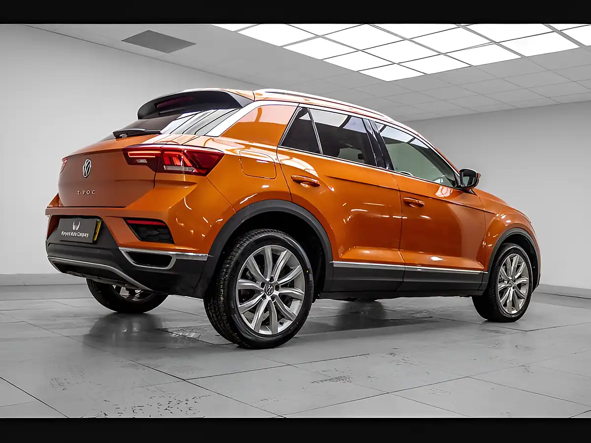 Used 2019 Volkswagen T-Roc Sel Orange - Interior and Exterior details 6