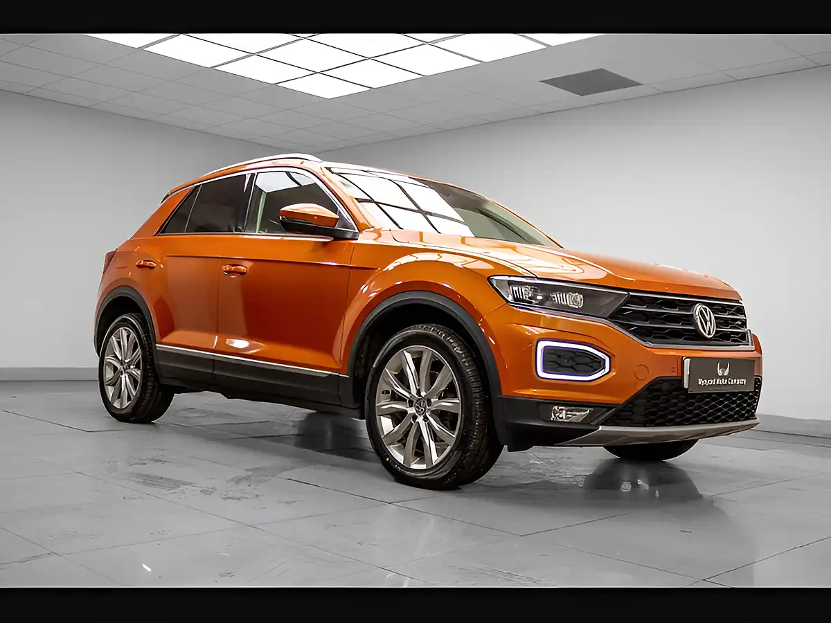 Used 2019 Volkswagen T-Roc Sel Orange - Interior and Exterior details 8