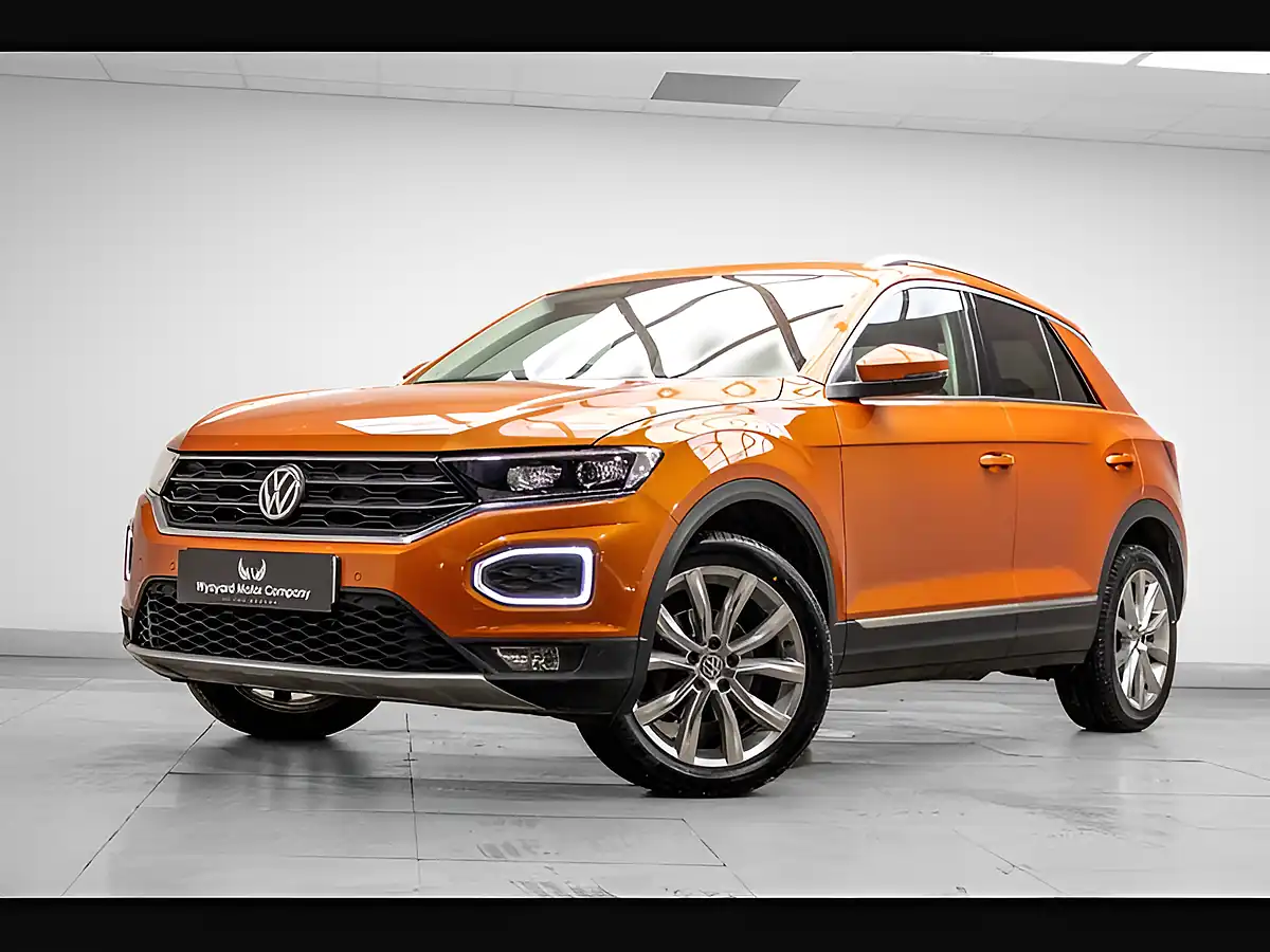 Used 2019 Volkswagen T-Roc Sel Orange - Front View