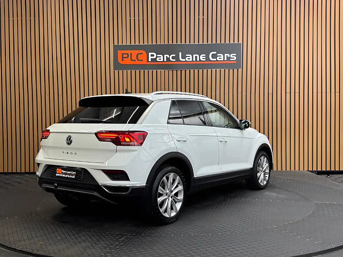 Used 2019 Volkswagen T-Roc Sel White - Interior and Exterior details 3