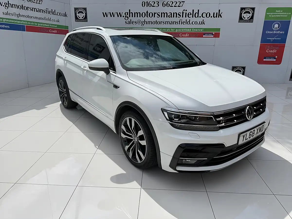 Used 2019 Volkswagen Tiguan Allspace R-Line White - Interior and Exterior details 5