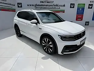 Used 2019 Volkswagen Tiguan Allspace R-Line White - Interior and Exterior details 6