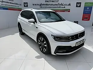 Used 2019 Volkswagen Tiguan Allspace R-Line White - Interior and Exterior details 8
