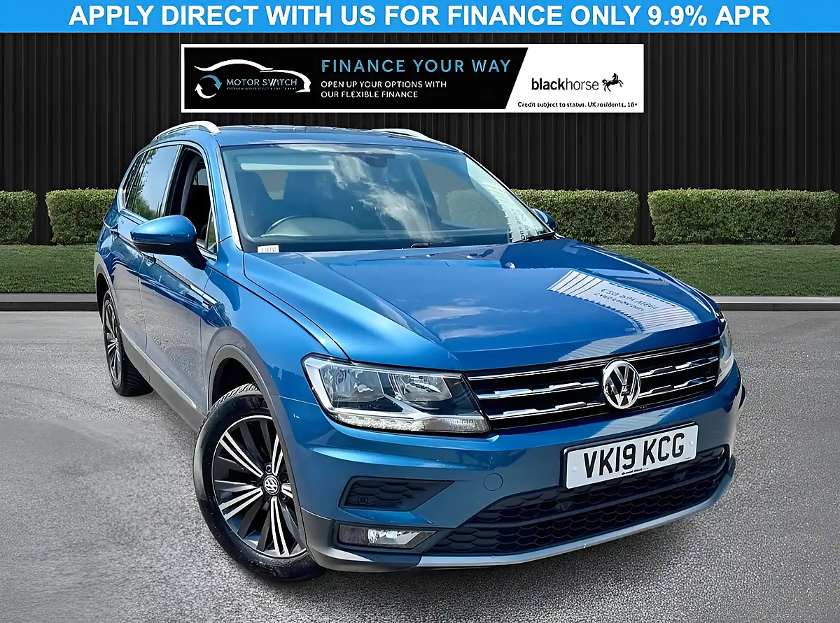 Used 2019 Volkswagen Tiguan Allspace Se Nav Blue - Front View