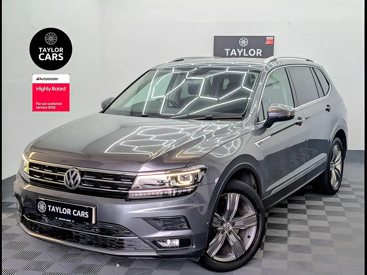 Used 2019 Volkswagen Tiguan Allspace Sel Grey - Front View