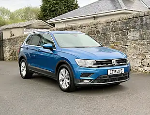 Used 2019 Volkswagen Tiguan Match Blue - Interior and Exterior details 14