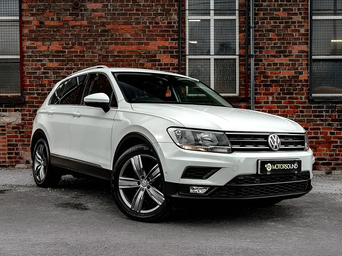 Used 2019 Volkswagen Tiguan Match White - Front View