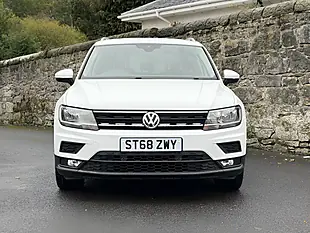 Used 2019 Volkswagen Tiguan Match White - Interior and Exterior details 2