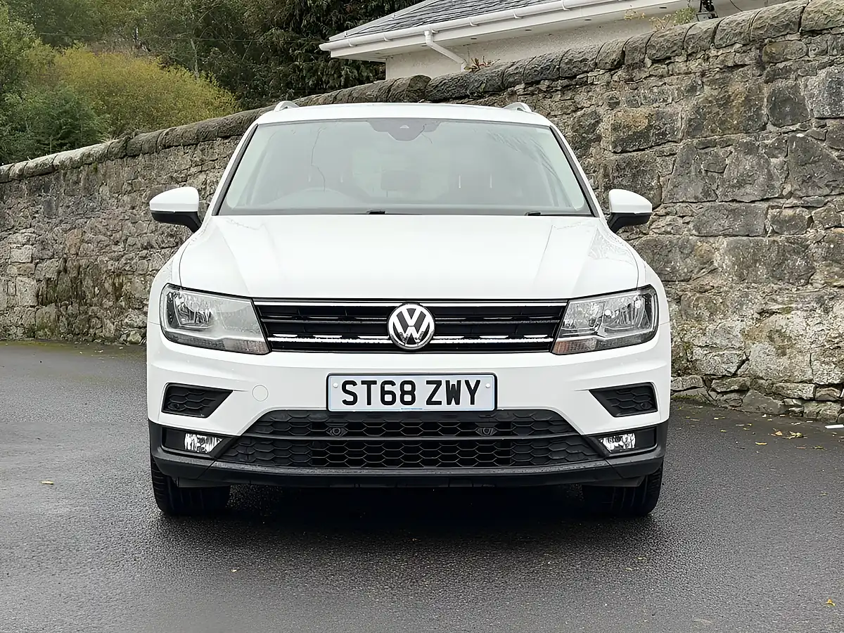 Used 2019 Volkswagen Tiguan Match White - Interior and Exterior details 2
