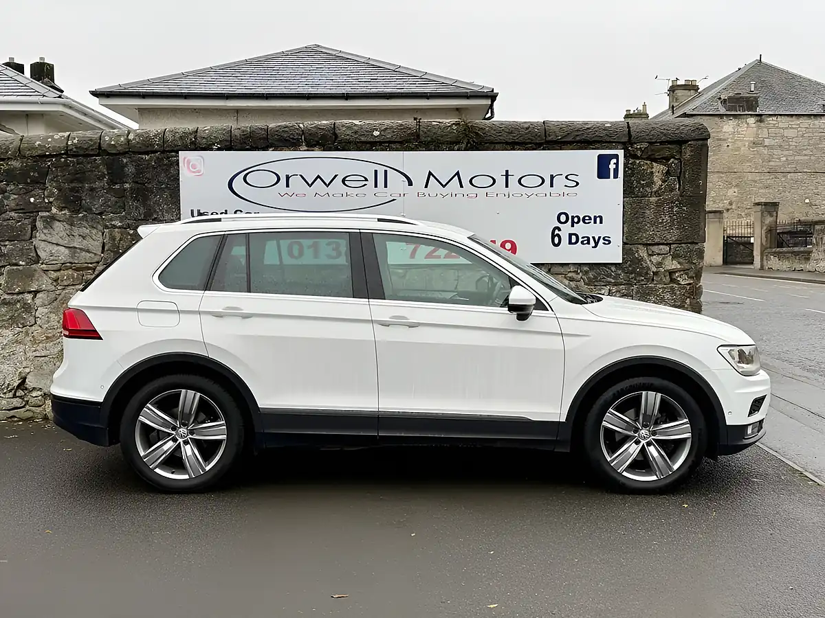 Used 2019 Volkswagen Tiguan Match White - Interior and Exterior details 3