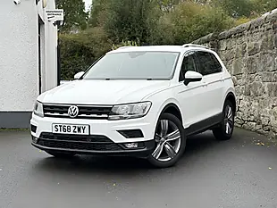Used 2019 Volkswagen Tiguan Match White - Interior and Exterior details 4