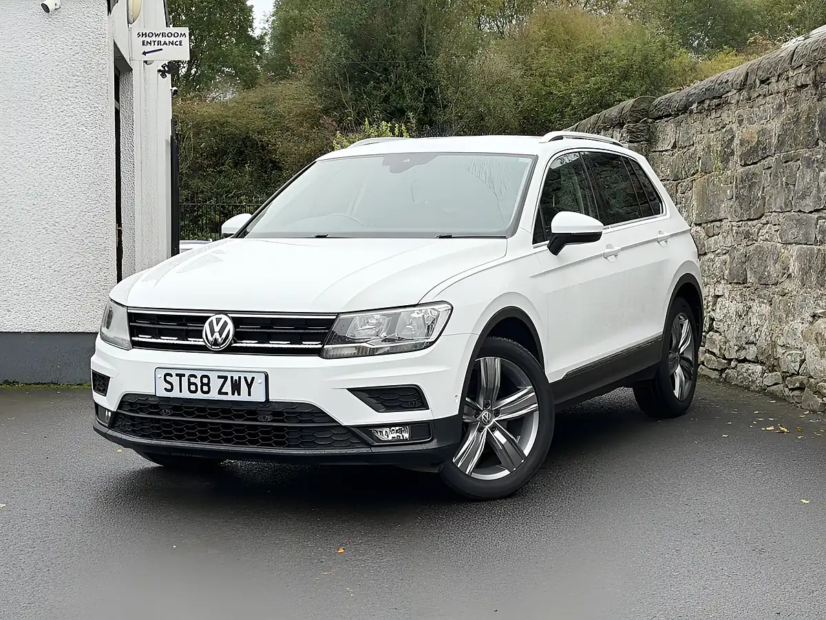 Used 2019 Volkswagen Tiguan Match White - Interior and Exterior details 4