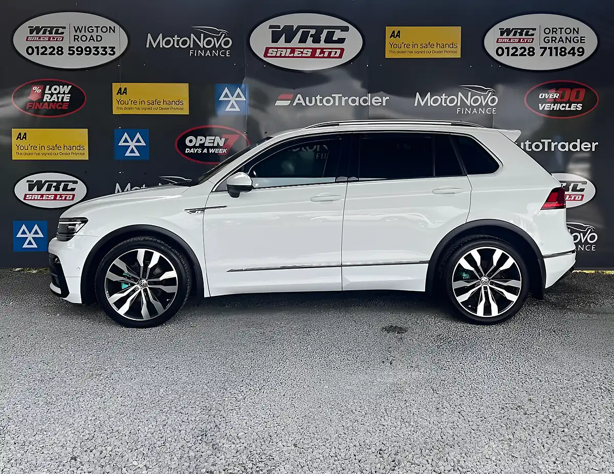 Used 2019 Volkswagen Tiguan R-Line Tech White - Interior and Exterior details 2