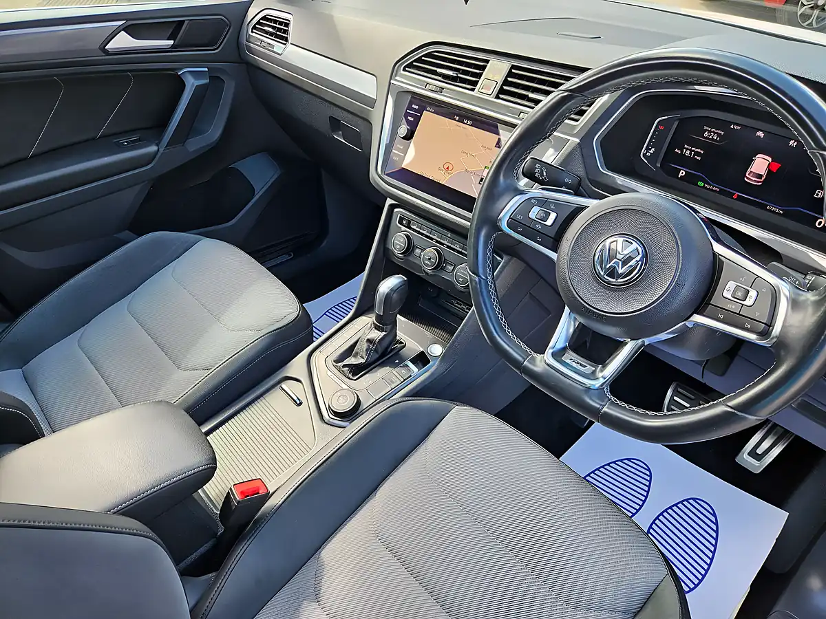 Used 2019 Volkswagen Tiguan R-Line Tech White - Interior and Exterior details 11