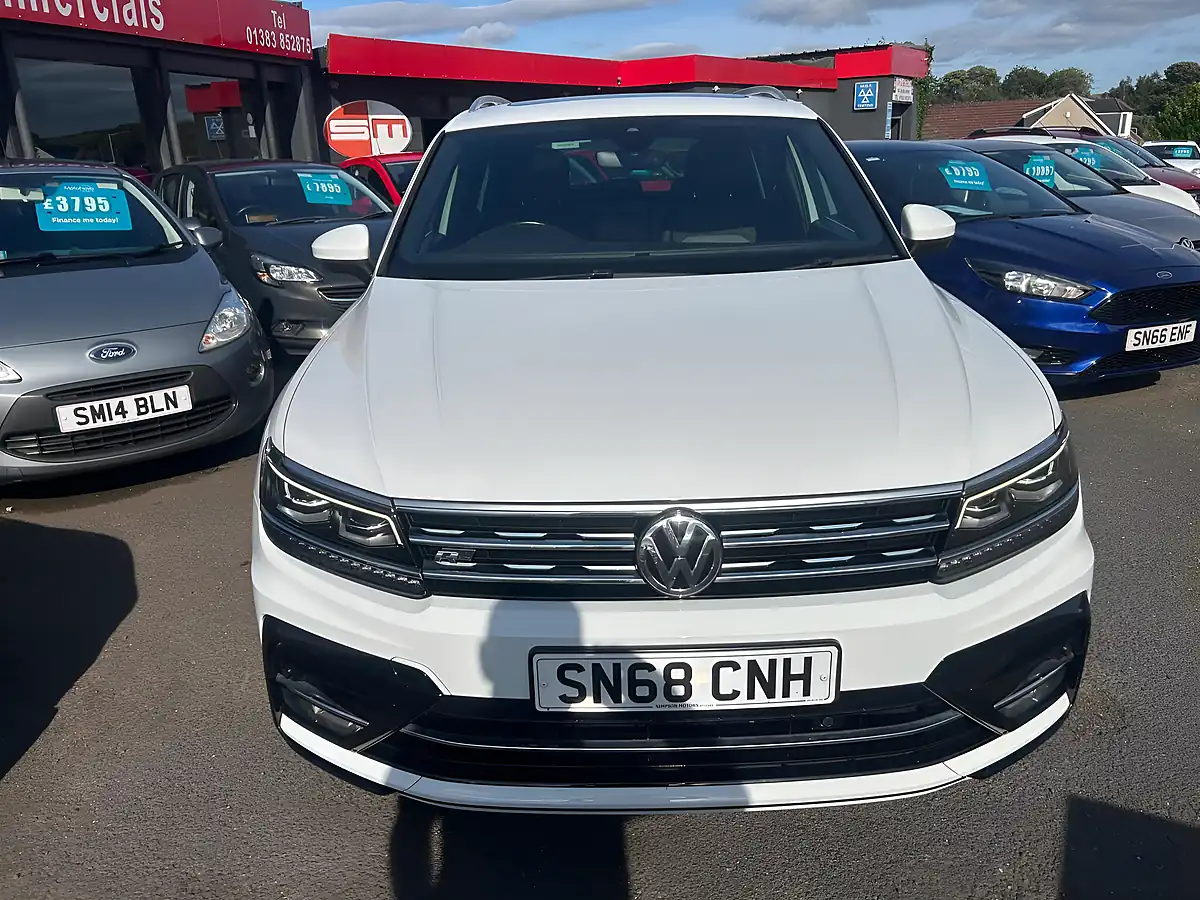 Used 2019 Volkswagen Tiguan R-Line White - Interior and Exterior details 3