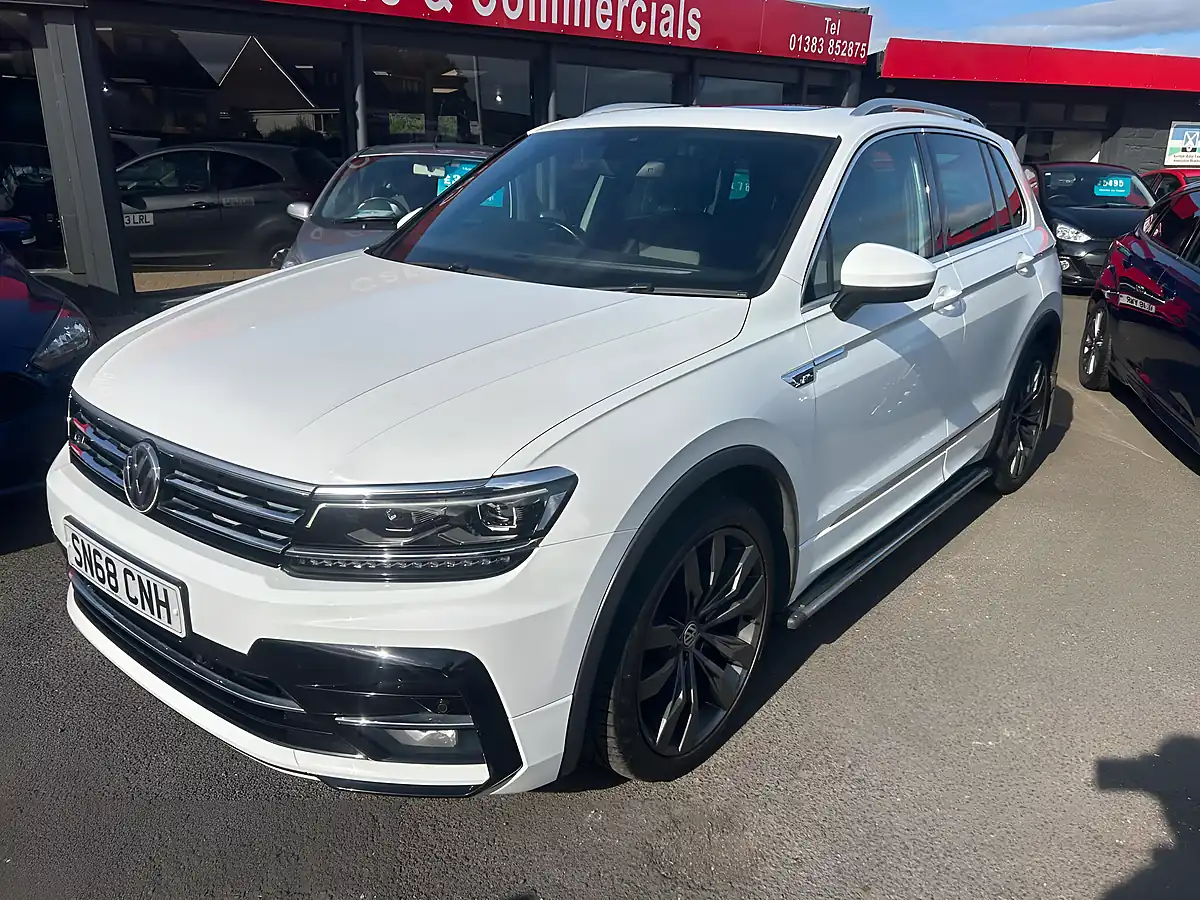 Used 2019 Volkswagen Tiguan R-Line White - Interior and Exterior details 4