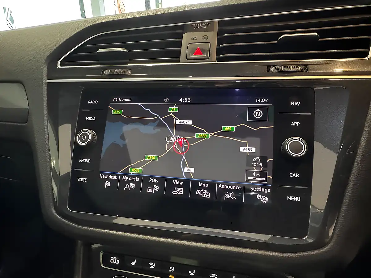 Used 2019 Volkswagen Tiguan R-Line White - Interior and Exterior details 14