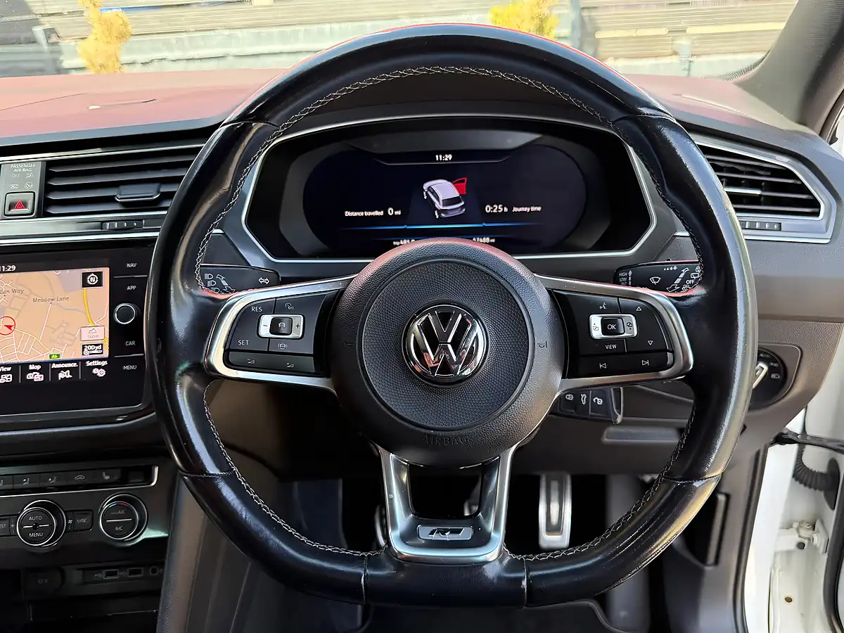 Used 2019 Volkswagen Tiguan R-Line White - Interior and Exterior details 15