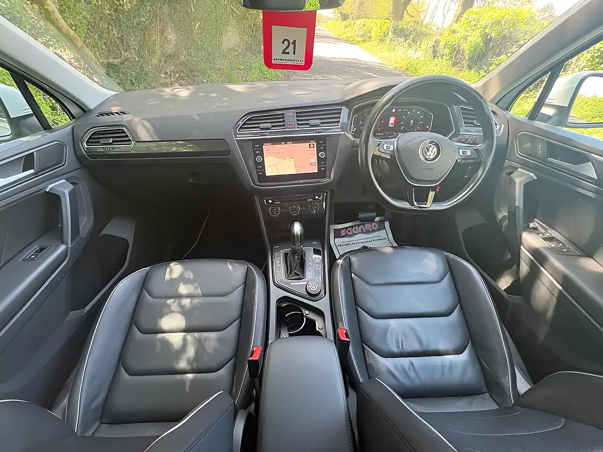 Used 2019 Volkswagen Tiguan Sel White - Interior and Exterior details 11