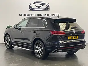 Used 2019 Volkswagen Touareg R-Line Tech Blue - Interior and Exterior details 2