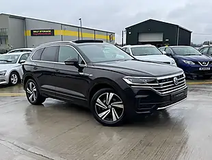 Used 2019 Volkswagen Touareg R-Line Tech Brown - Interior and Exterior details 2