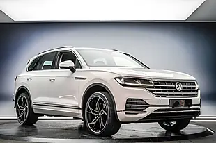 Used 2019 Volkswagen Touareg Sel White - Interior and Exterior details 5