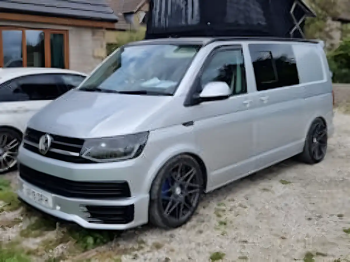 Used 2019 Volkswagen Transporter T28 Bluemotion Tech Camper Silver - Front View