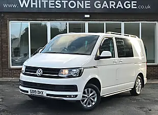 Used 2019 Volkswagen Transporter T30 Bluemotion Tech Highline Kombi Double Cab Candy White - Interior and Exterior details 2