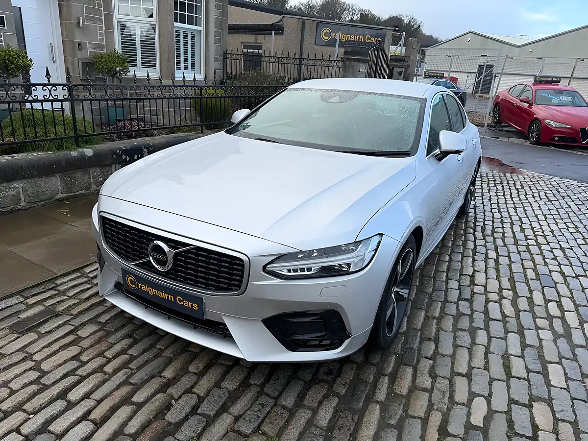Used 2019 Volvo S90 R-Design Bright Silver - Interior and Exterior details 4