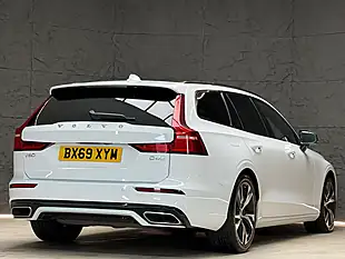 Used 2019 Volvo V60 R-Design Plus White - Interior and Exterior details 13