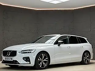 Used 2019 Volvo V60 R-Design Plus White - Interior and Exterior details 2