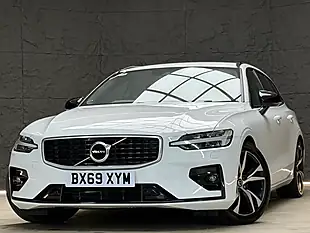 Used 2019 Volvo V60 R-Design Plus White - Interior and Exterior details 4