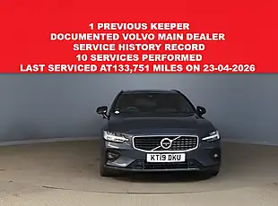 Used 2019 Volvo V60 R-Design Pro Denim Blue - Interior and Exterior details 4