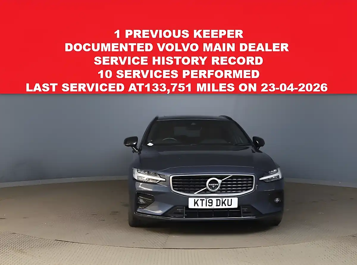 Used 2019 Volvo V60 R-Design Pro Denim Blue - Interior and Exterior details 4