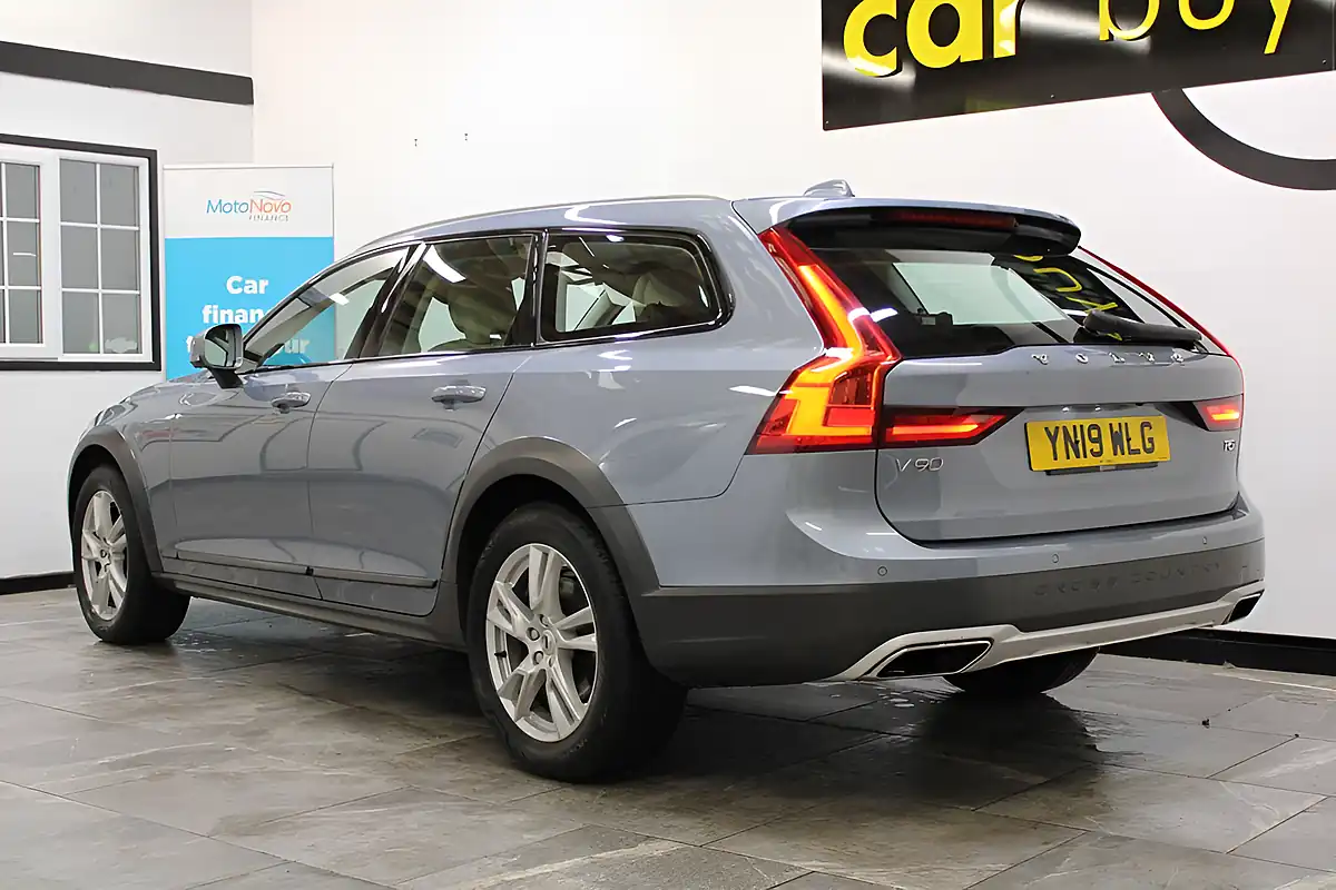 Used 2019 Volvo V90 Cross Country Mussel Blue - Interior and Exterior details 3