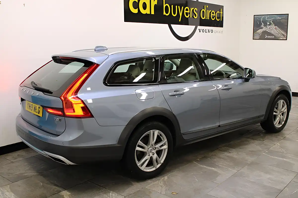 Used 2019 Volvo V90 Cross Country Mussel Blue - Interior and Exterior details 4